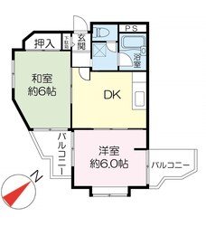 西宮北口駅 徒歩15分 4階の物件間取画像